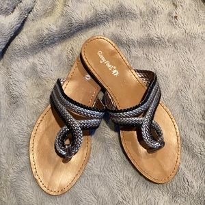 Sunny feet thong sandals